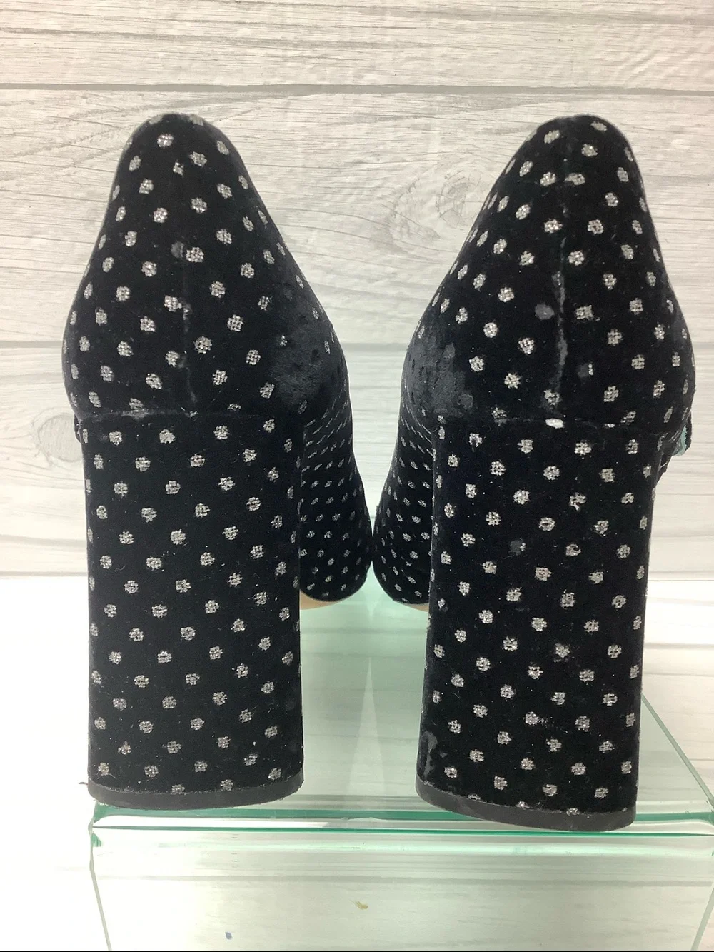 kate spade black velvet